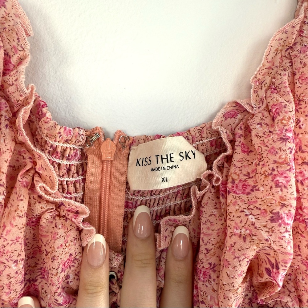 Floral mini dress - Picture 6 of 6